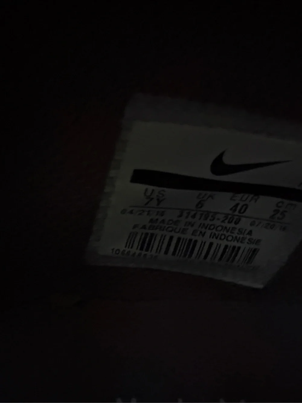 Nike kids high